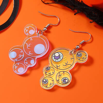 Halloween Acrylic Dangle Earrings