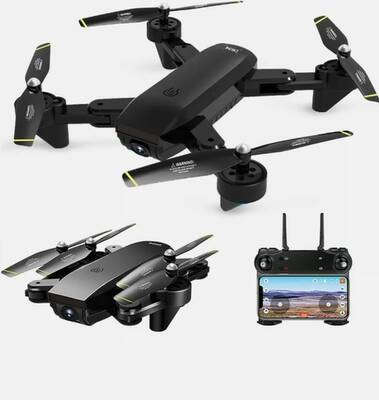 Camera Quadcopter 4K Wide Angle 3D Flip Drone Toys Flying Helicopter