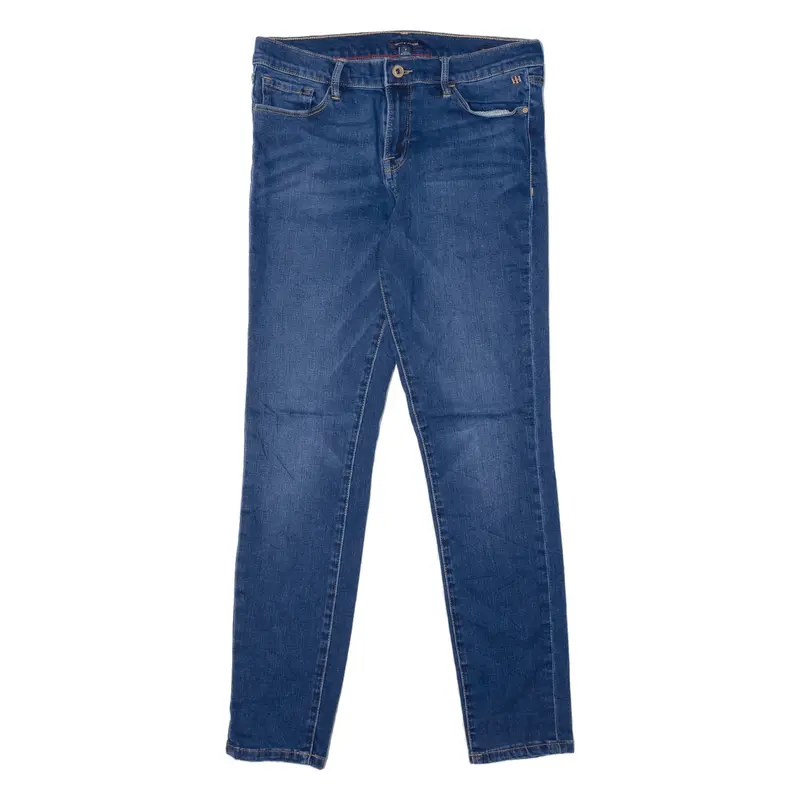 TOMMY HILFIGER Greenwich Jeans Blue Denim Slim Skinny Stone Wash Womens W30 L29