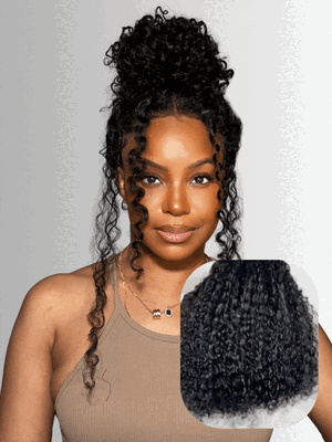 UNice 7x5 Bye-Bye Knots Wig 150% Density & 5x5 HD Lace 180% Density Bouncy Jerry Curly Wig With Bleached Invisible Knots