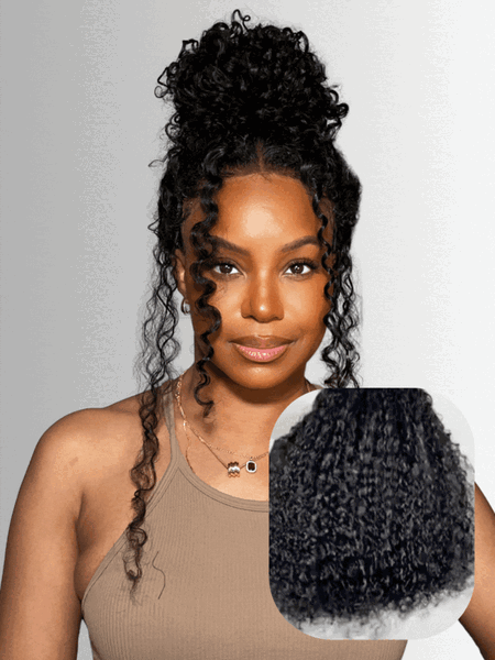 UNice 7x5 Bye-Bye Knots Wig 150% Density & 5x5 HD Lace 180% Density Bouncy Jerry Curly Wig With Bleached Invisible Knots