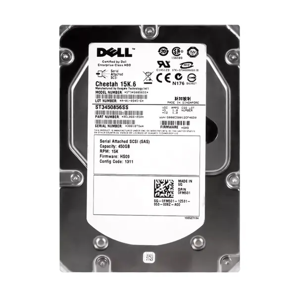 9CL066-050 Seagate 450GB 3Gb/s SAS 15000 3.5-inch 16MB Hard Drive