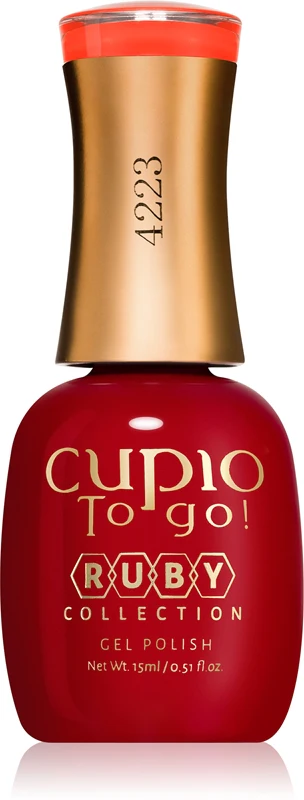 Cupio To Go! Ruby Gel Nail Polish with UV/LED Lamp Color Love Me Harder 15 ml