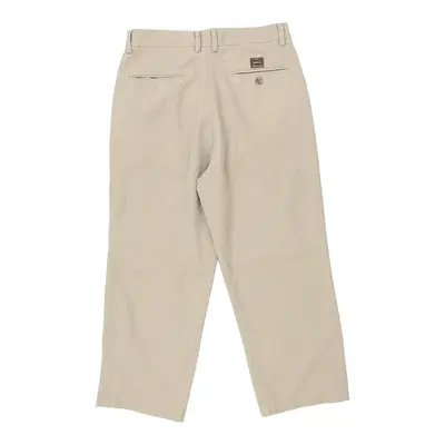 Calvin Klein Chinos - 32W 24L Beige Cotton Blend