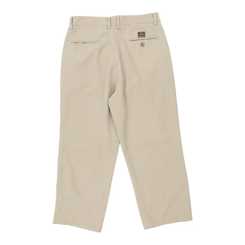 Calvin Klein Chinos - 32W 24L Beige Cotton Blend