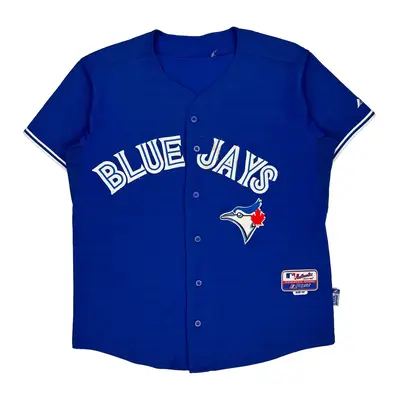 Blue Jays Majestic Mlb Jersey - XL Blue Polyester