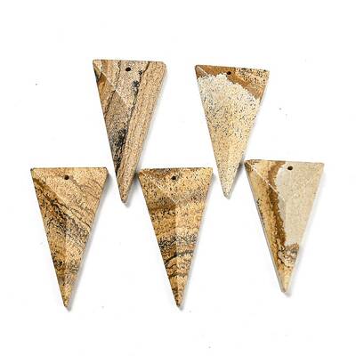 Natural Picture Jasper Pendants