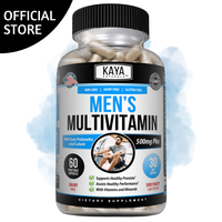 Kaya Naturals Multivitamin for Men - Men's Prostate Multivitamin - Multi Mineral Daily Supplement - Pills for Men - Supports ...