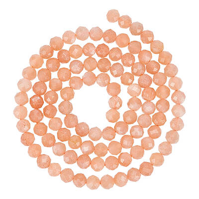 Natural Sunstone Beads Strands