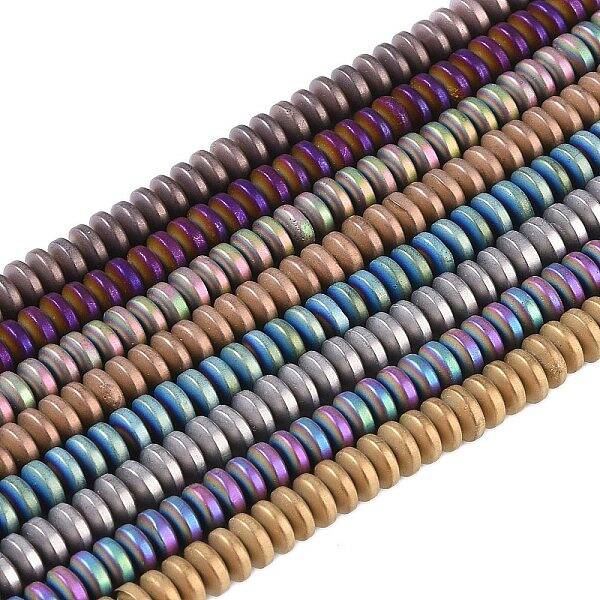 Electroplated Synthetic Non-magnetic Hematite Beads Strands