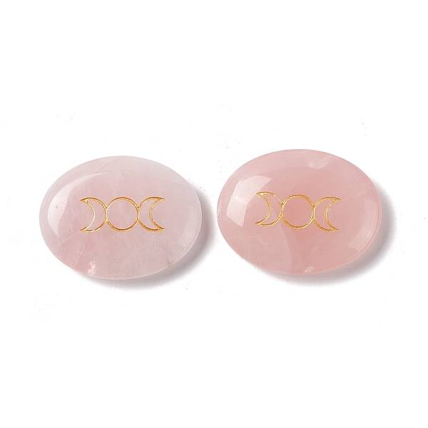Natural Rose Quartz Healing Massage Palm Stones