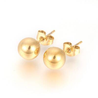 304 Stainless Steel Stud Earrings
