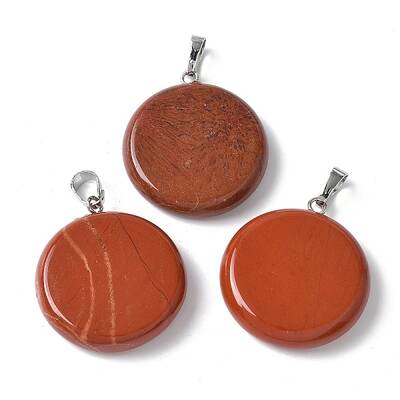 Natural Red Jasper Pendants