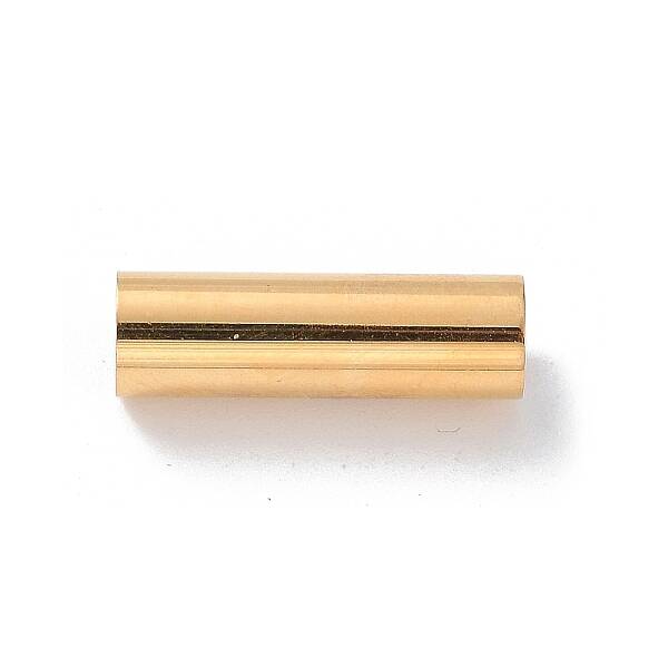 304 Stainless Steel Magnetic Clasps with Glue-in Ends