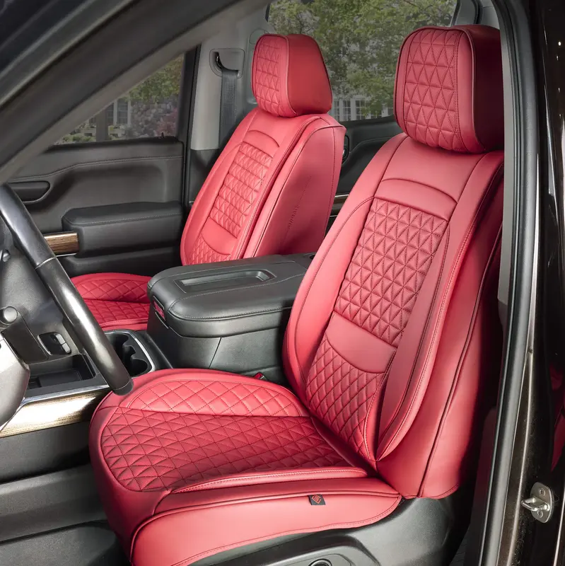 Luxury Seat Covers - Versatile Fit - Fits 6000+ Vehicles - 1 Year Warranty - Place Yr/Make/Model in Order Notes
