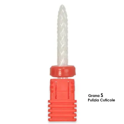 Melcap Ceramic cutter tip pin shape grit s for cleaning cuticles