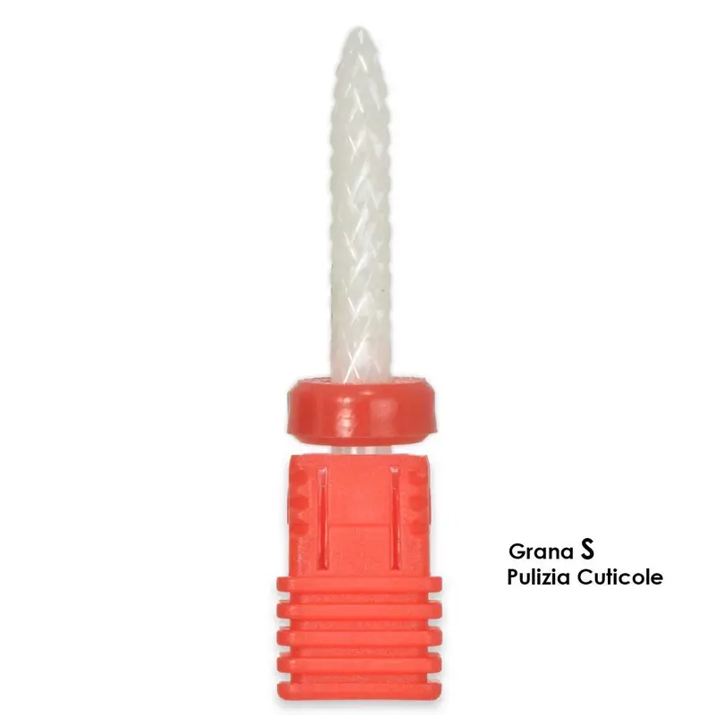 Melcap Ceramic cutter tip pin shape grit s for cleaning cuticles