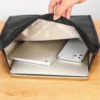 Signal Blocking Faraday Cage Shielding Bag, 1 Count Radiation-resistant GPS RFID Shielding Bag, Lightweight Material Storage ...