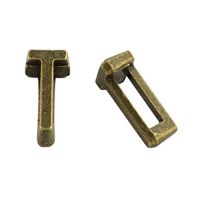 Tibetan Style Alloy Letter Slide Charms