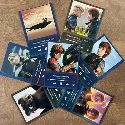 How To Train Your Dragon Song Stickers, Toothless Dragon Decal, Cute HTTYD Stickers, Fantasy Movie Merch, Waterproof Vinyl St...