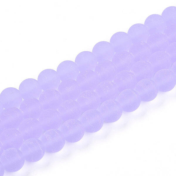 Transparent Glass Beads Strands
