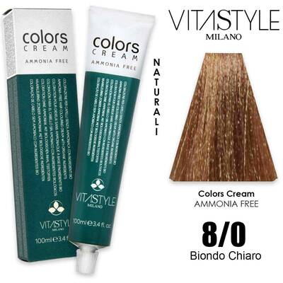 Vitastyle Colors Crema Senza Ammoniaca 100 Ml 8.0
