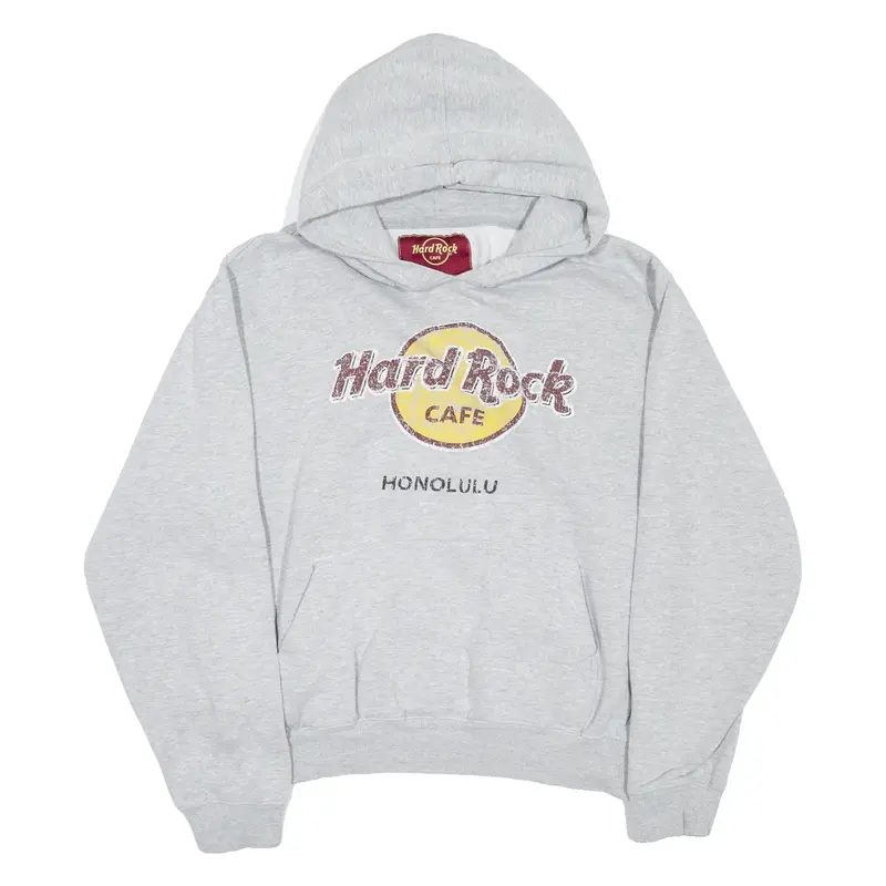 HARD ROCK CAFE Honolulu Womens Grey Hoodie M
