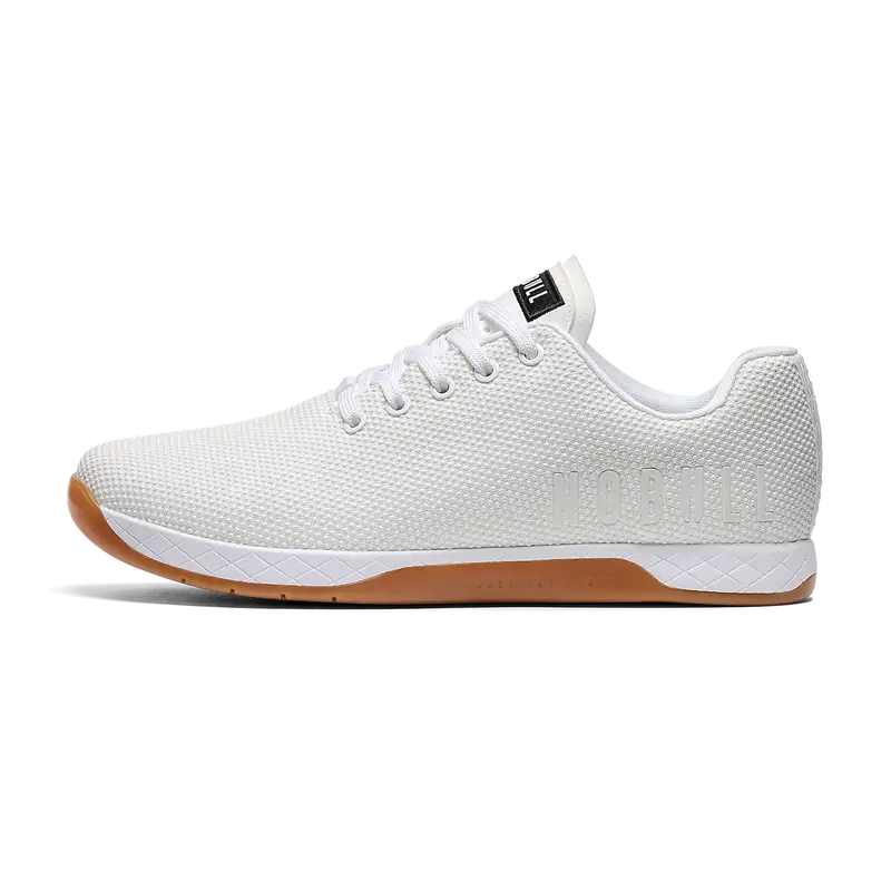 NOBULL Women's Outwork Shoe in White Gum - Training Sneaker, Lifting Footwear