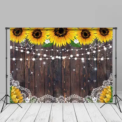 Wood Board Turnsole Light Summer Photoshoot Backdrop - Aperturee
