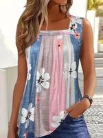 Women's Floral Print Tank Top, Casual Sleeveless Top for Daily Wear, Tank Tops for Women, Ladies Boho Chic Sleeveless Clothes...