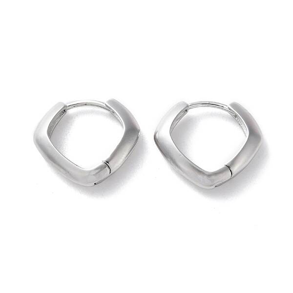 Rack Plating Brass Hoop Earrings