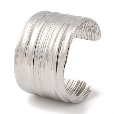 304 Stainless Steel Cuff Bangles for Women