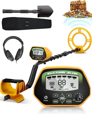 RM RICOMAX Metal Detectors for Adults - Professional Gold Detector for Treasure Hunt, IP68 Waterproof 10\