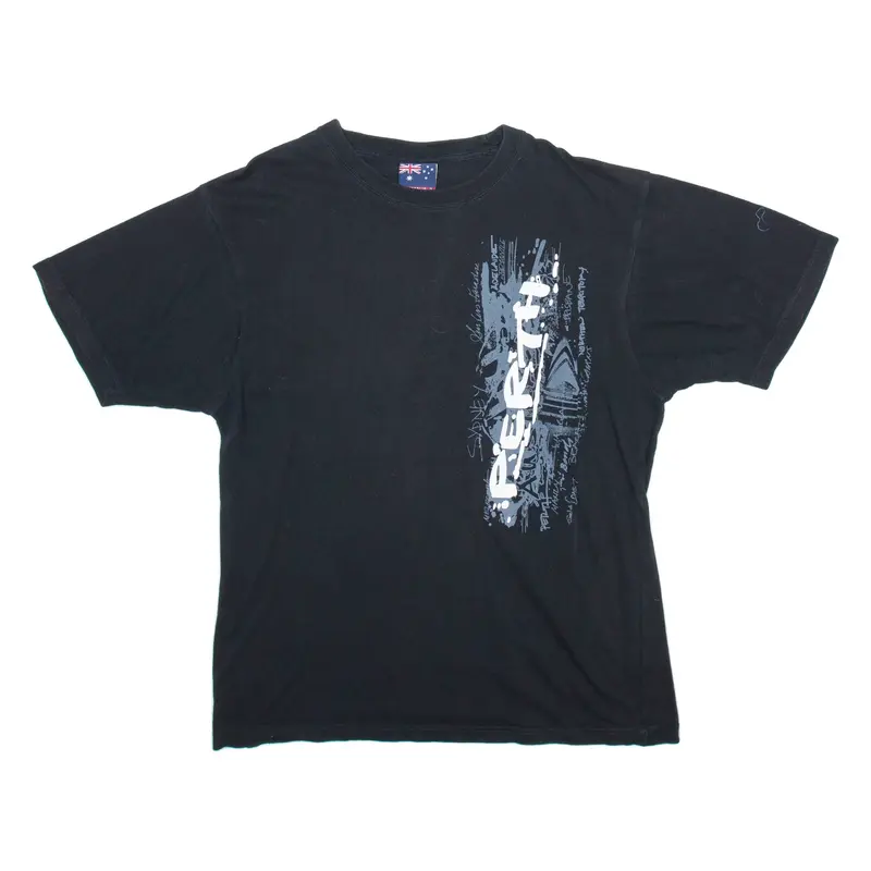 AUSTRALIA Perth Mens T-Shirt Black XL