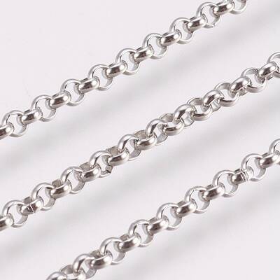 Tarnish Resistant 304 Stainless Steel Rolo Chains