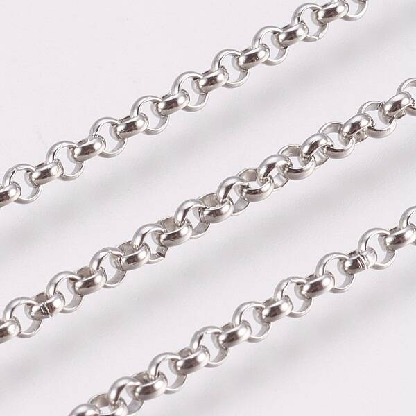Tarnish Resistant 304 Stainless Steel Rolo Chains
