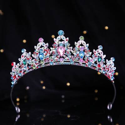 Children's Alloy Rhinestone Crown Hair Bands