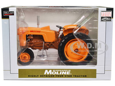 Minneapolis Moline Four Star Narrow Front Tractor Orange \