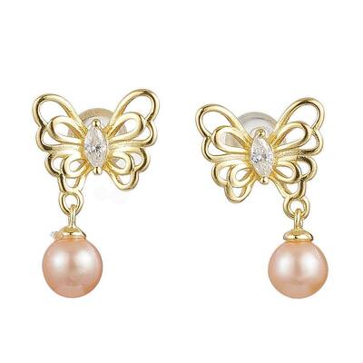 Natural Pearl Ear Studs