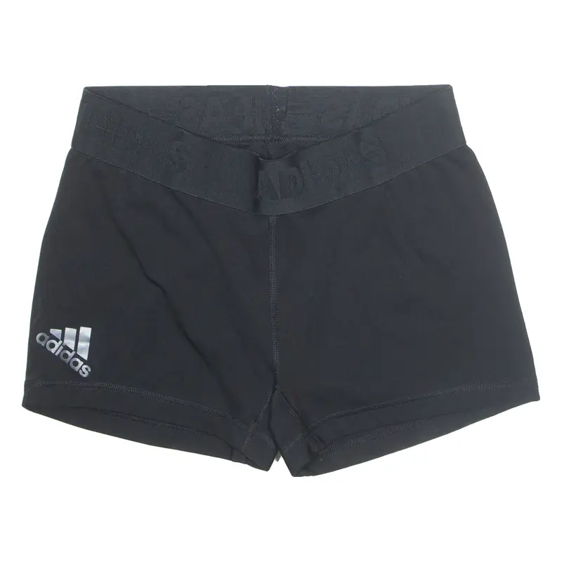 ADIDAS TechFit Compression Womens Sports Shorts Black M W26