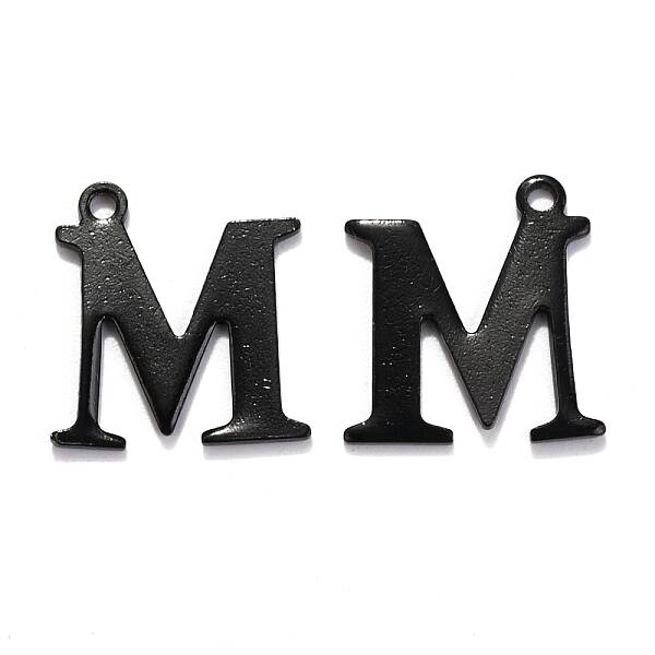 304 Stainless Steel Alphabet Charms