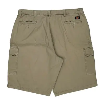 Dickies Cargo Shorts - 42? Waist Beige Cotton