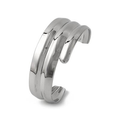 304 Stainless Steel Cuff Bangles for Women