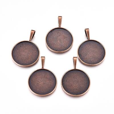 Alloy Pendant Cabochon Settings