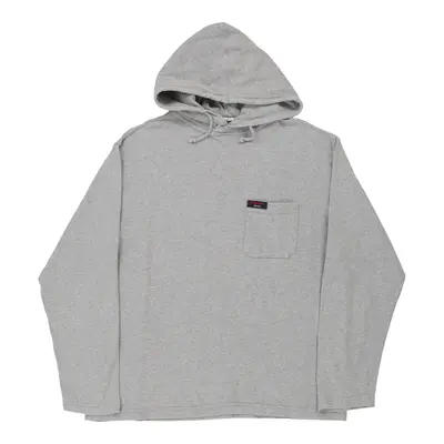 Tommy Jeans Hoodie - Medium Grey Cotton Blend