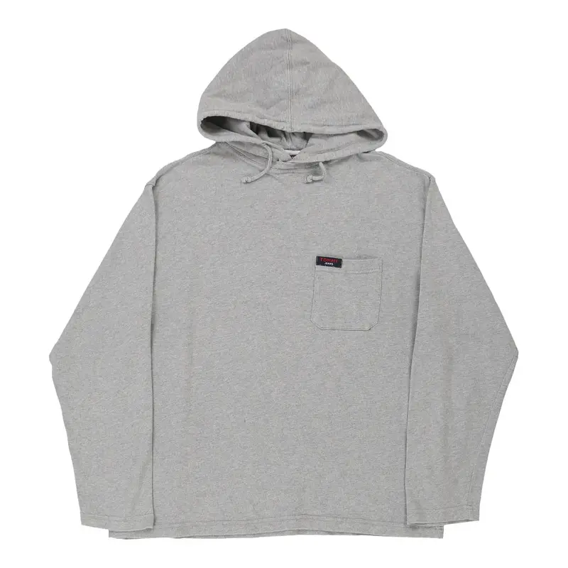 Tommy Jeans Hoodie - Medium Grey Cotton Blend