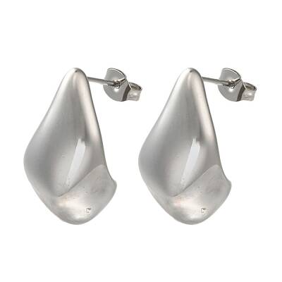304 Stainless Steel Teardrop Stud Earrings for Women