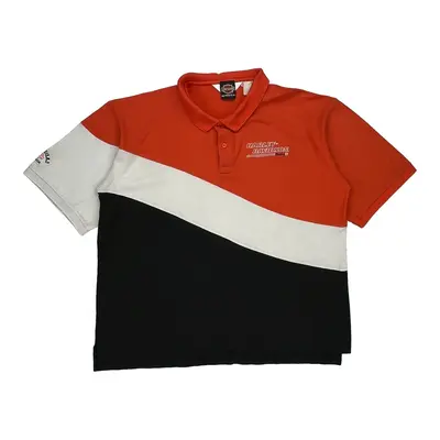 Harley Davidson Graphic Polo Shirt - 3XL Multicoloured Cotton
