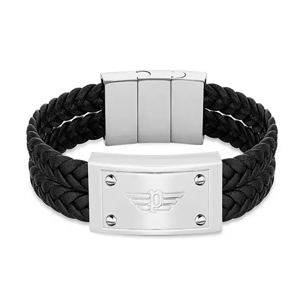 Police Bracciale Moderno In Pelle Valorious Peagb2214602