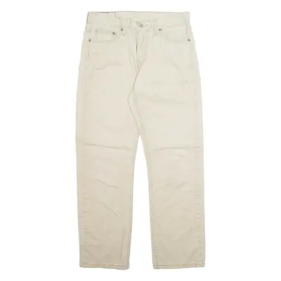 LEVI'S Mens Trousers Beige Regular Straight W30 L29